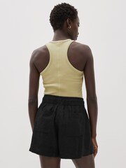Gap Black High Rise Pull On Utility Shorts - Image 2 of 4