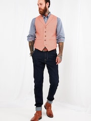 Joe Browns Red Full Of Fun Waistcoat - Image 2 of 6