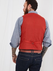 Joe Browns Red Full Of Fun Waistcoat - Image 3 of 6