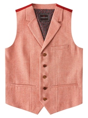 Joe Browns Red Full Of Fun Waistcoat - Image 6 of 6
