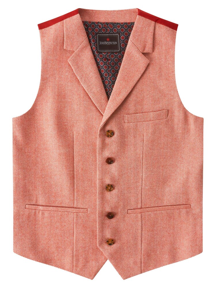 Joe Browns Red Full Of Fun Waistcoat - Image 6 of 6