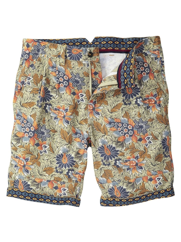 Joe Browns Blue Perfect Print Shorts - Image 1 of 1