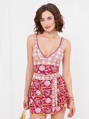 Joe Browns Red Mexicano Boho Swim Skirt - Image 1 of 5