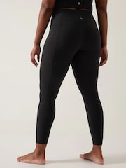 Athleta Black 7/8 Length Salutation High Waisted Pocket Leggings - Image 5 of 5