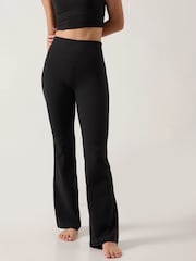 Athleta Black Flare Elation Ultra High Waisted Leggings - Image 1 of 4