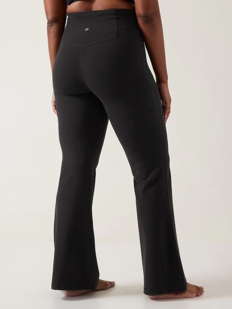 Athleta Black Flare Elation Ultra High Waisted Leggings - Image 2 of 4