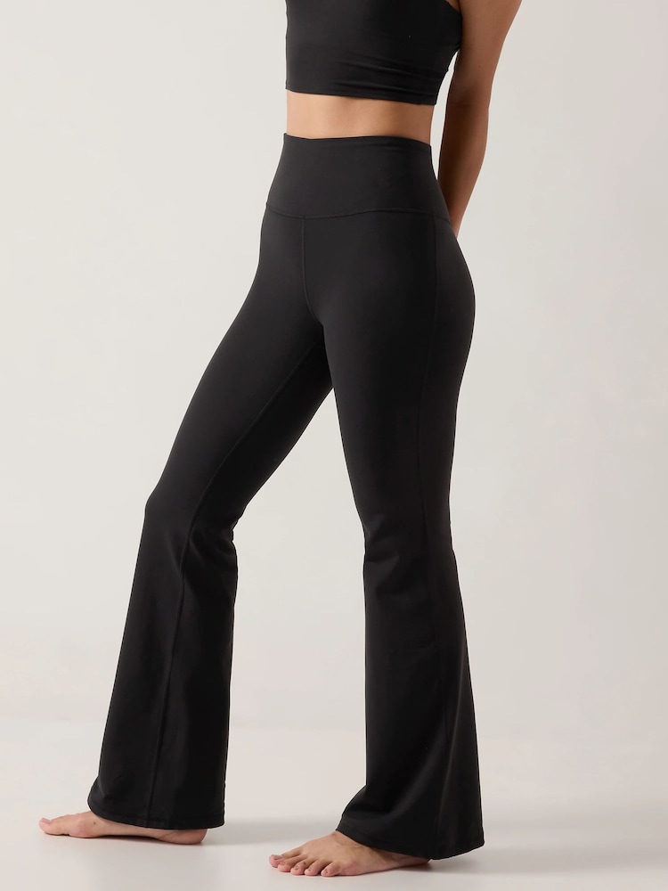 Athleta Black Flare Elation Ultra High Waisted Leggings - Image 3 of 4