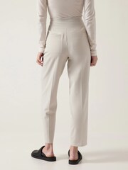 Athleta Cream Endless Mid Rise Taper Trousers - Image 2 of 7