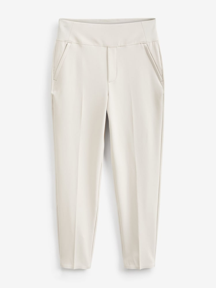 Athleta Cream Endless Mid Rise Taper Trousers - Image 7 of 7