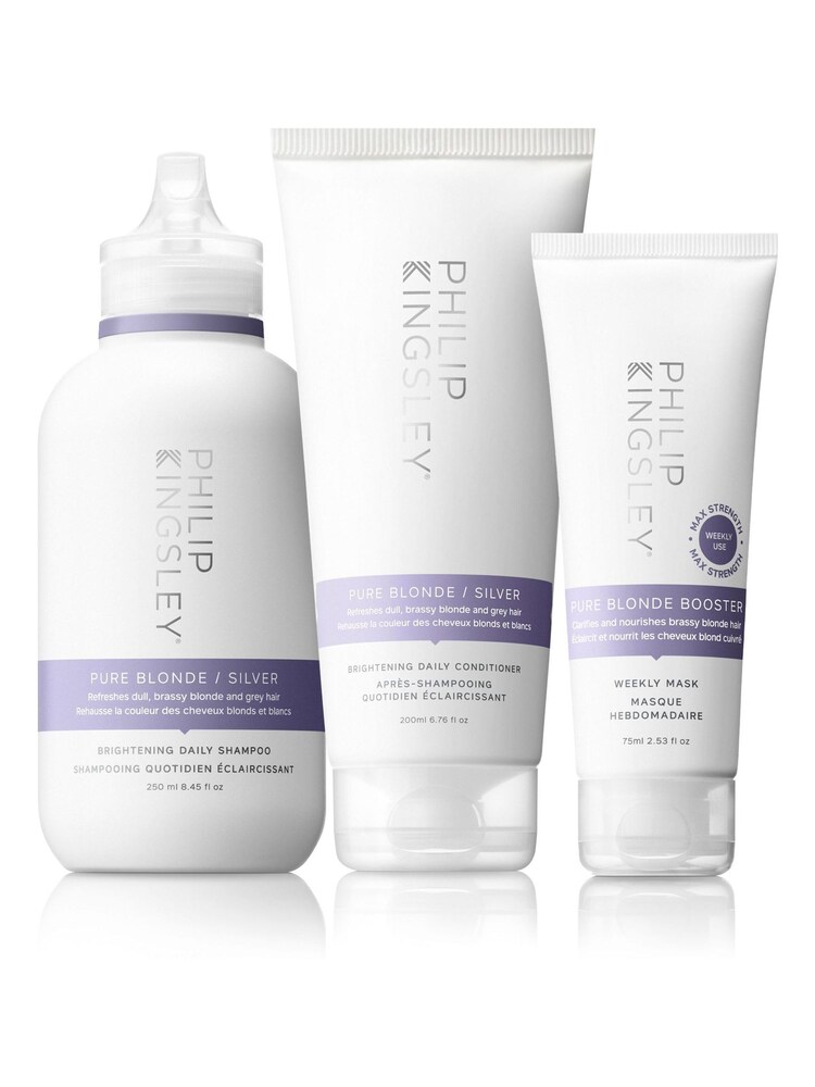 Philip Kingsley Pure Blonde Brightening Trio (worth £58.50) - Image 1 of 1