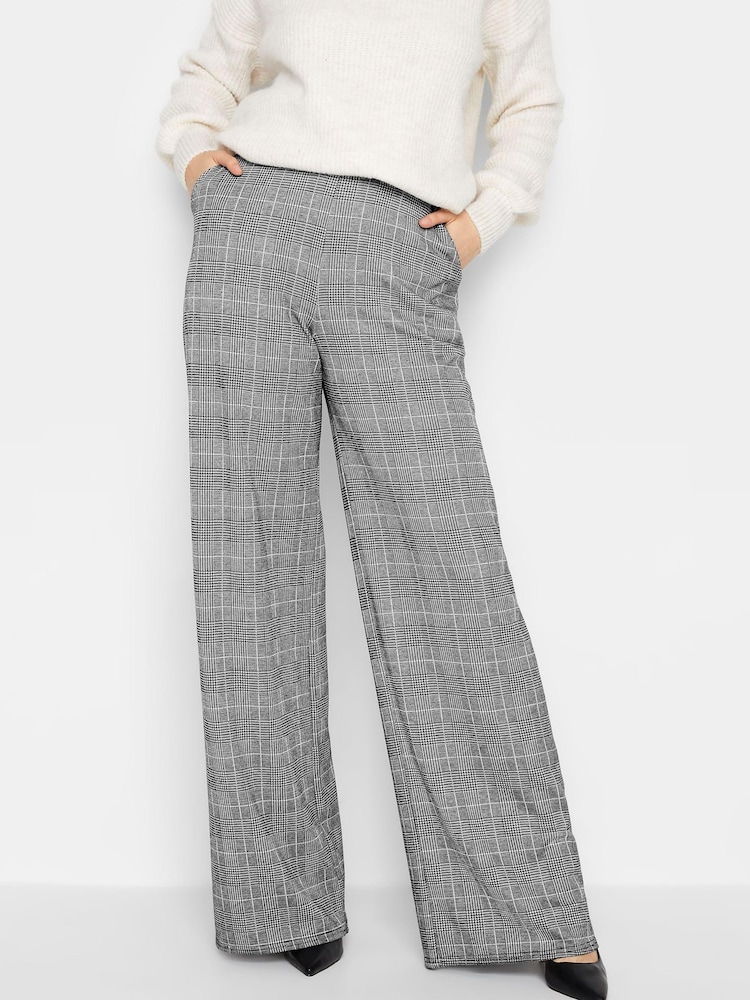 Long Tall Sally Black Wide Leg Trouser - Image 1 of 4