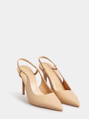 Long Tall Sally Nude Sling Back Court Shoe - Image 2 of 5