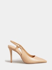 Long Tall Sally Nude Sling Back Court Shoe - Image 3 of 5