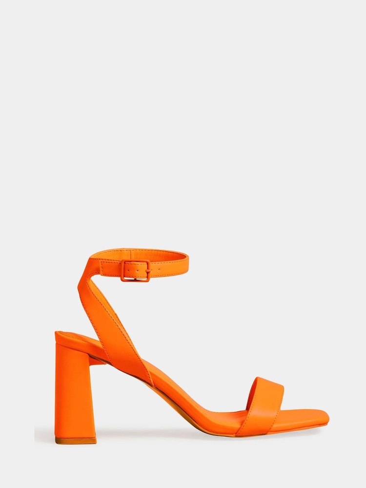Orange - Long Tall Sally Sandalen mit hohem Blockabsatz - Bild 1 von 4 Orange - Long Tall Sally Sandalen mit hohem Blockabsatz - Bild 1 von 4