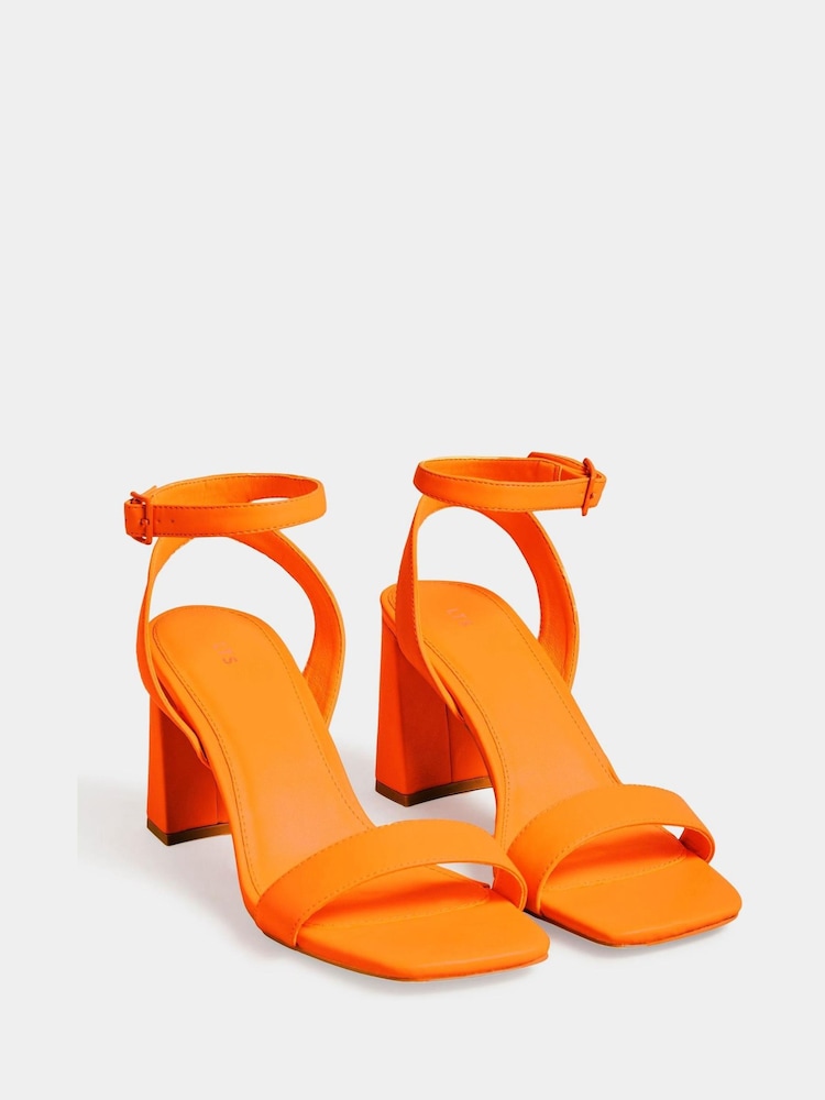 Orange - Long Tall Sally Sandalen mit hohem Blockabsatz - Bild 2 von 4 Orange - Long Tall Sally Sandalen mit hohem Blockabsatz - Bild 2 von 4