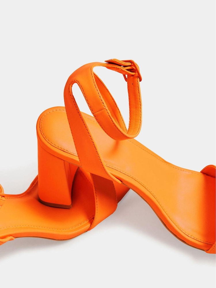 Orange - Long Tall Sally Sandalen mit hohem Blockabsatz - Bild 4 von 4 Orange - Long Tall Sally Sandalen mit hohem Blockabsatz - Bild 4 von 4
