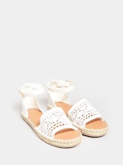 Long Tall Sally White Espadrille Sandal - Image 2 of 4