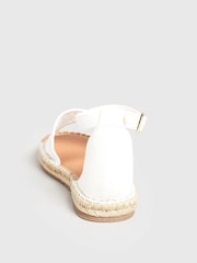 Long Tall Sally White Espadrille Sandal - Image 4 of 4