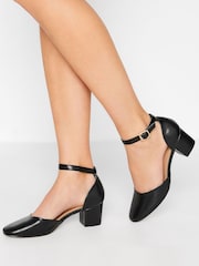 Long Tall Sally Black Court Heel Two Part Block - Image 1 of 5