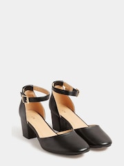 Long Tall Sally Black Court Heel Two Part Block - Image 2 of 5