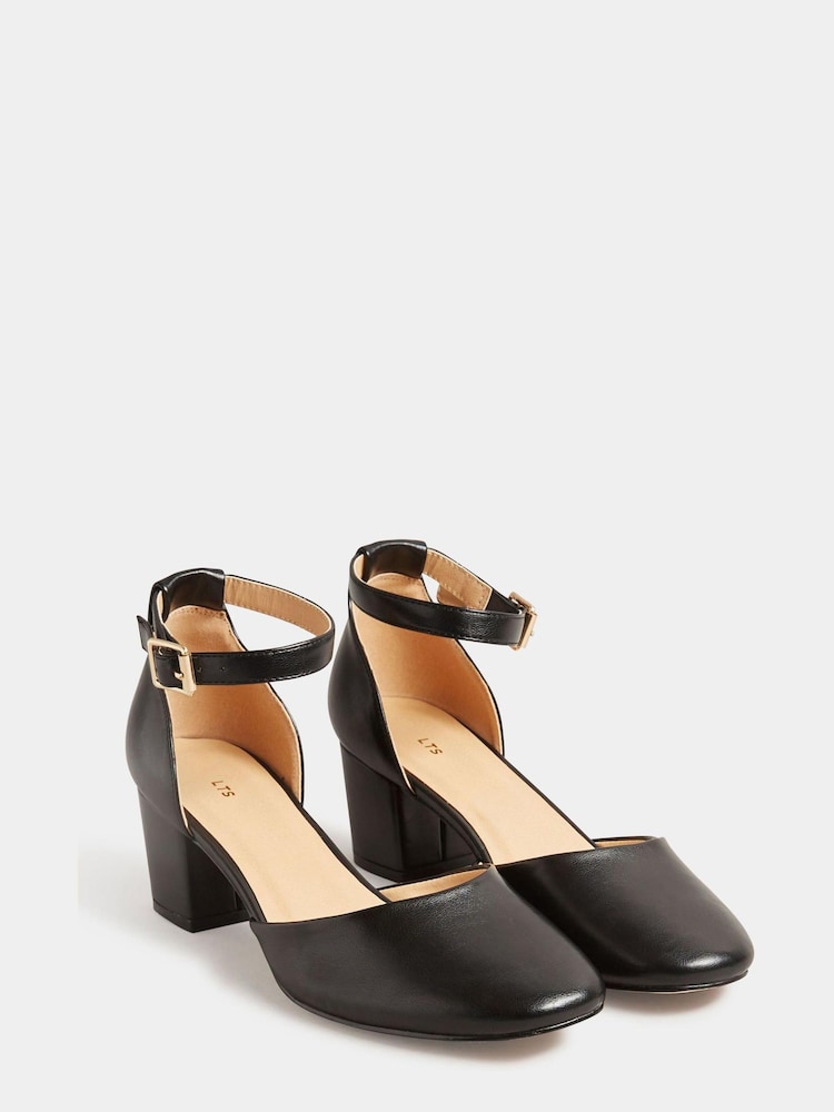 Long Tall Sally Black Court Heel Two Part Block - Image 2 of 5