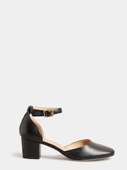 Long Tall Sally Black Court Heel Two Part Block - Image 3 of 5
