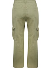 Yours Curve Green Cargo Jean - Image 5 of 5