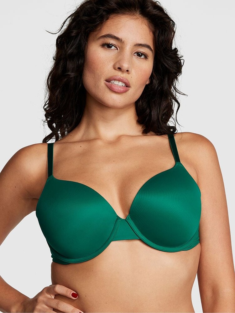 Victoria's Secret PINK Garnet Green Smooth Lightly Lined Bra - Image 1 of 4