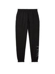 Victoria's Secret PINK Pure Black Shine Everyday Fleece Classic Joggers - Image 1 of 2