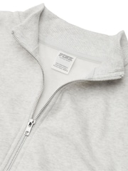 Victoria's Secret PINK Heather Stone Grey  Fleece Sweatshirt - Image 2 of 2