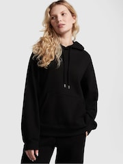 Victoria's Secret PINK Pure Black Oversized Premium Fleece Oversized Hoodie - Image 1 of 3