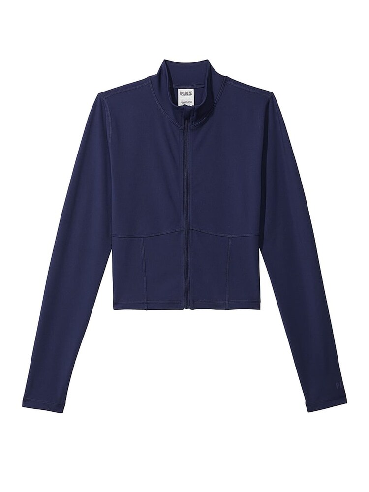 Victoria's Secret PINK Midnight Navy Blue Active Full Zip Jacket - Image 3 of 3