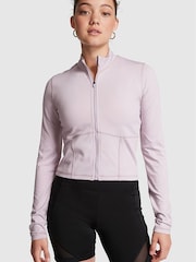 Victoria's Secret PINK Iris Tint Purple Active Full Zip Jacket - Image 1 of 3