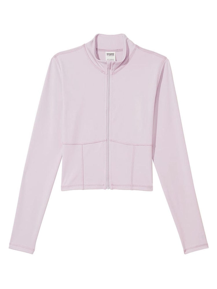 Victoria's Secret PINK Iris Tint Purple Active Full Zip Jacket - Image 3 of 3