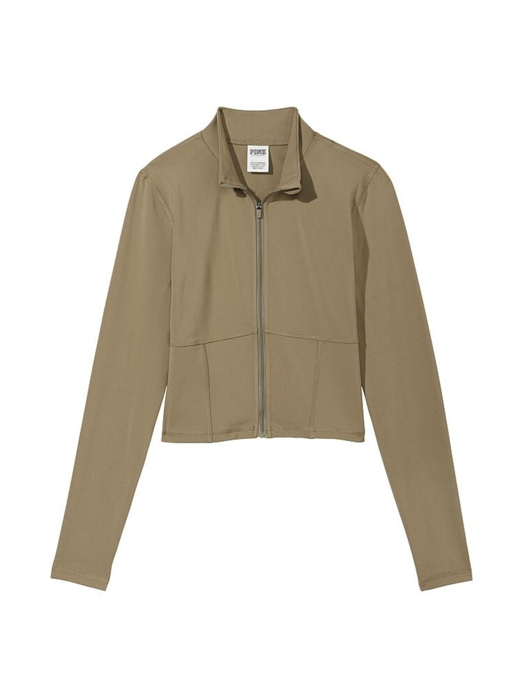 Victoria's Secret PINK Dusted Olive Green Active Full Zip Jacket - Image 3 of 3