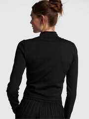 Victoria's Secret PINK Pure Black Active Full Zip Jacket - Image 2 of 4