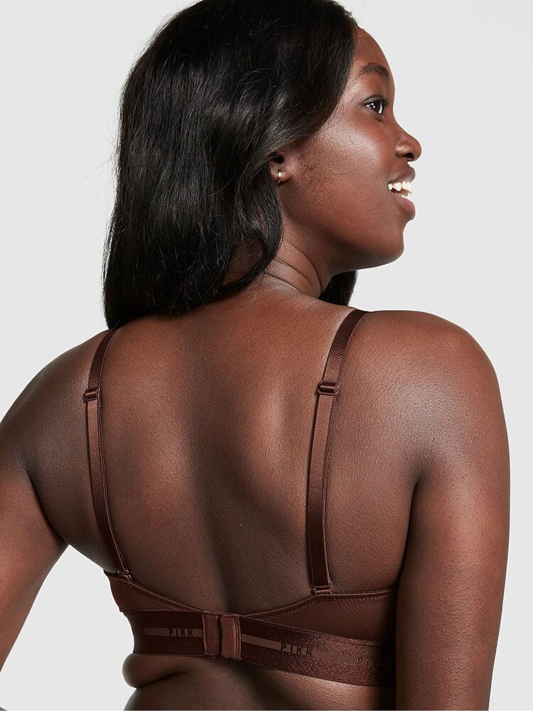 Victoria's Secret PINK Nude Ganache Non Wired Push Up Smooth T-Shirt Bra - Image 2 of 4