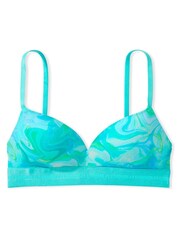 Victoria's Secret PINK Blue Blur Non Wired Push Up Smooth T-Shirt Bra - Image 3 of 4