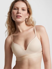 Victoria's Secret PINK Marzipan Nude Non Wired Push Up Bra - Image 1 of 3