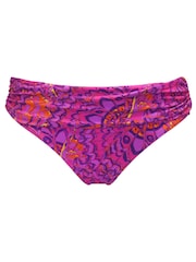 Pour Moi Purple Fold Over Bermuda Bikini Brief - Image 4 of 5