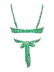Pour Moi Green Padded Portofino Bikini Top - Image 5 of 5