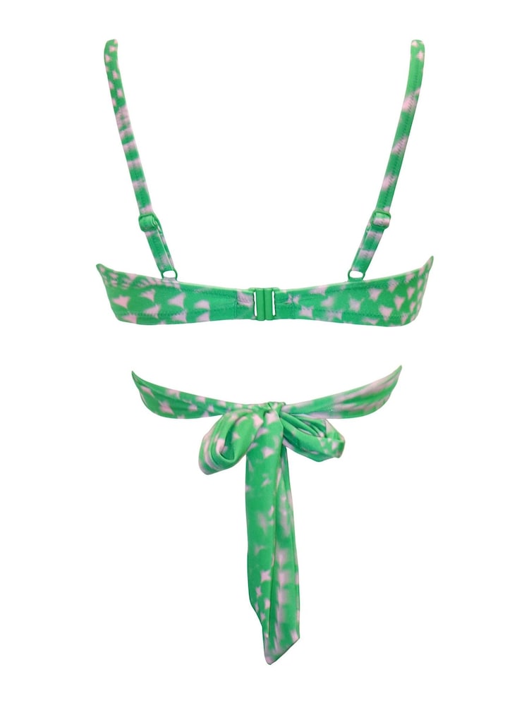 Pour Moi Green Padded Portofino Bikini Top - Image 5 of 5