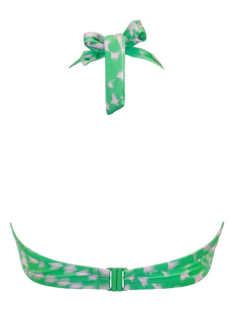 Pour Moi Green Halter Portofino Bikini Top - Image 5 of 5