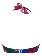 Pour Moi Blue Halter Antigua Bikini Top - Image 5 of 5