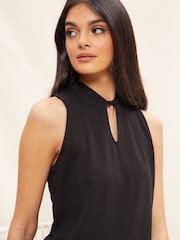 Friends Like These Black Twist Neck Sleeveless Tunic - Image 4 of 4