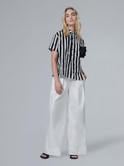 leem Black Applique Shirt - Image 1 of 5