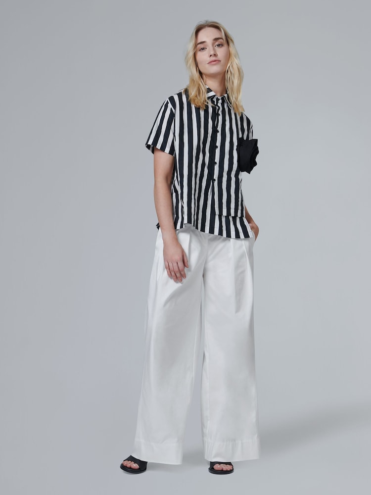 leem Black Applique Shirt - Image 1 of 5
