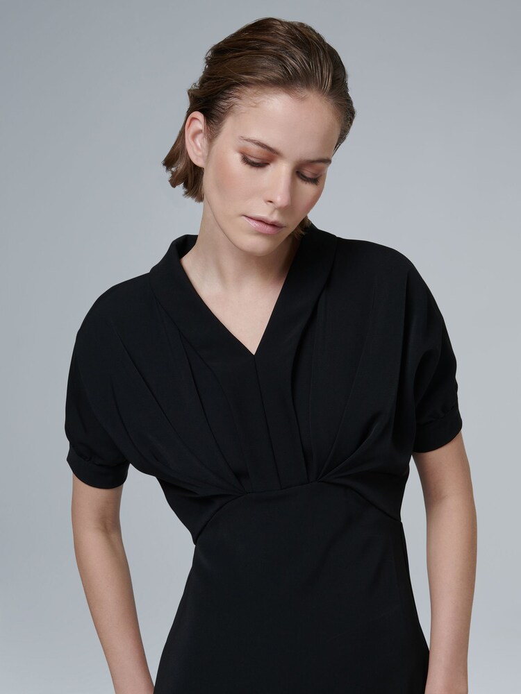 leem Black Batwing Sleeve Maxi Dress - Image 5 of 6