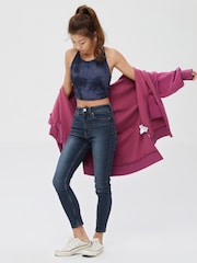 Gap Mid Indigo Blue Super Skinny Stretch High Waisted Jeggings - Image 4 of 6