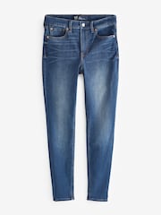Gap Mid Indigo Blue Super Skinny Stretch High Waisted Jeggings - Image 5 of 6
